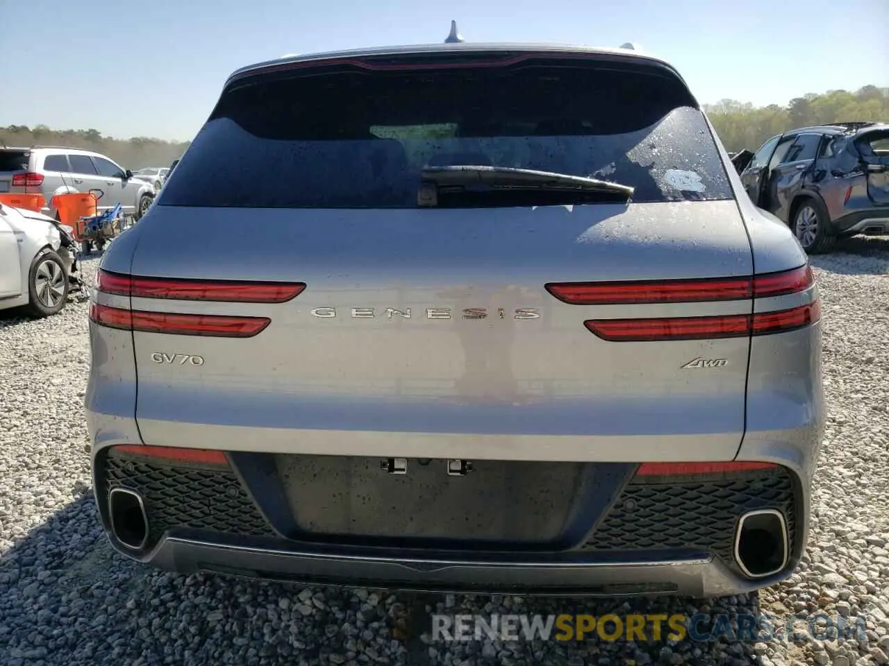 6 fotografías del automóvil dañado 5NMMADTB8RH004698 GENESIS GV70 BASE 2024