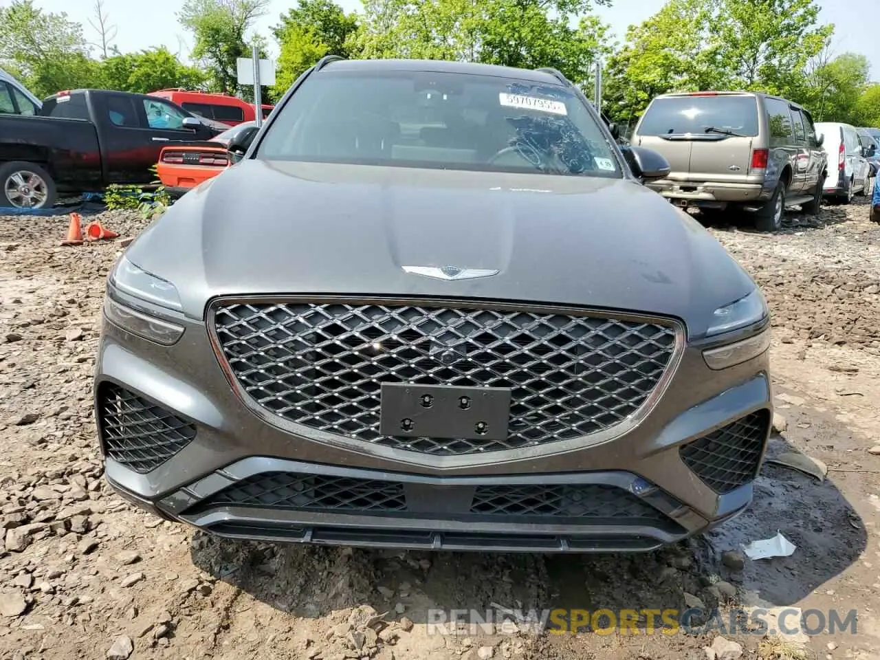 5 fotografías del automóvil dañado 5NMMCDTC4RH016527 GENESIS GV70 BASE 2024