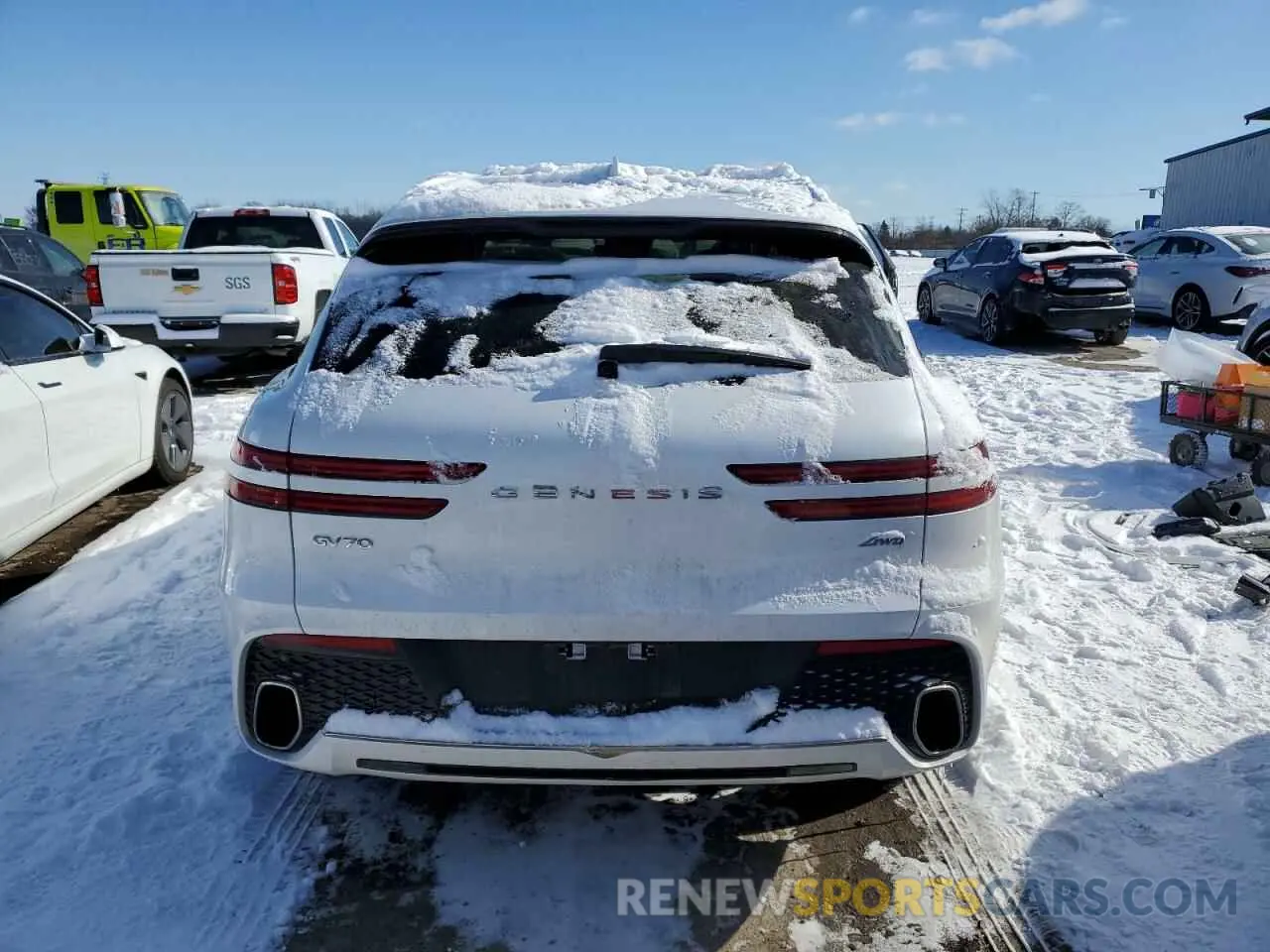 6 fotografías del automóvil dañado 5NMMADTB2SH029487 GENESIS GV70 BASE 2025