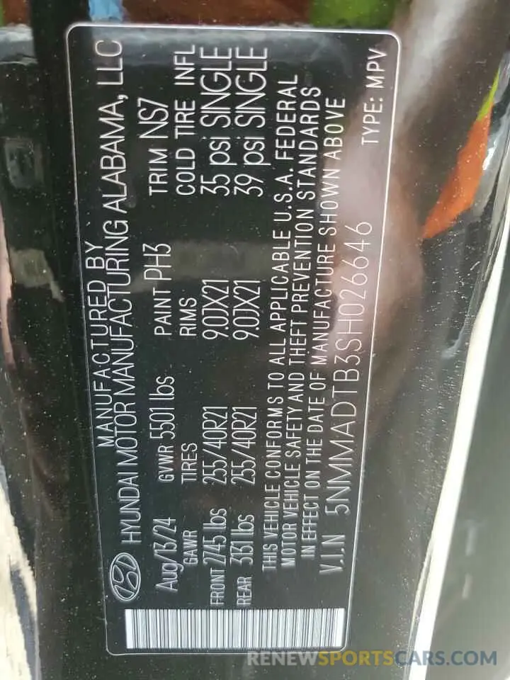 13 fotografías del automóvil dañado 5NMMADTB3SH026646 GENESIS GV70 BASE 2025