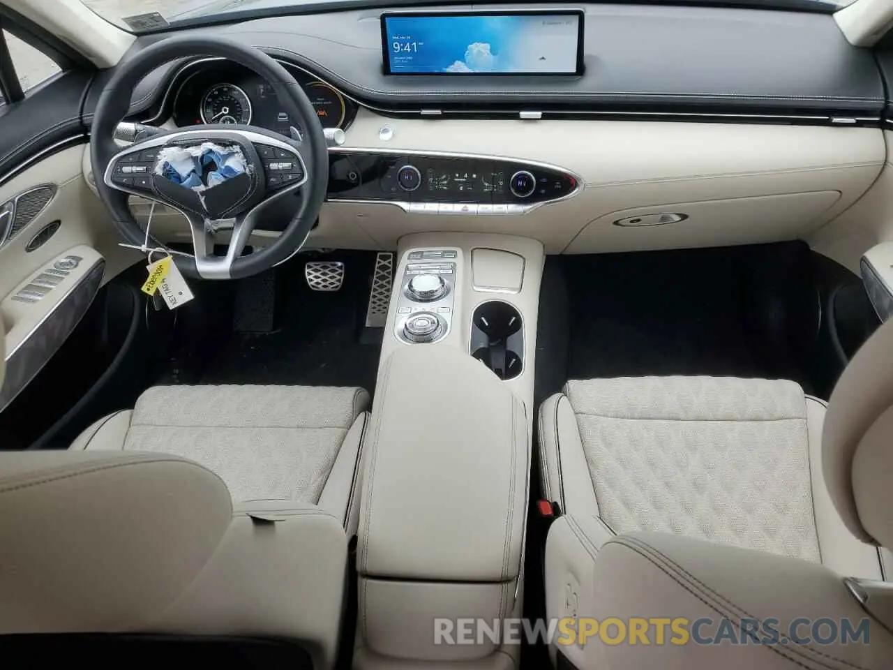8 fotografías del automóvil dañado 5NMMCDTC6SH023498 GENESIS GV70 BASE 2025