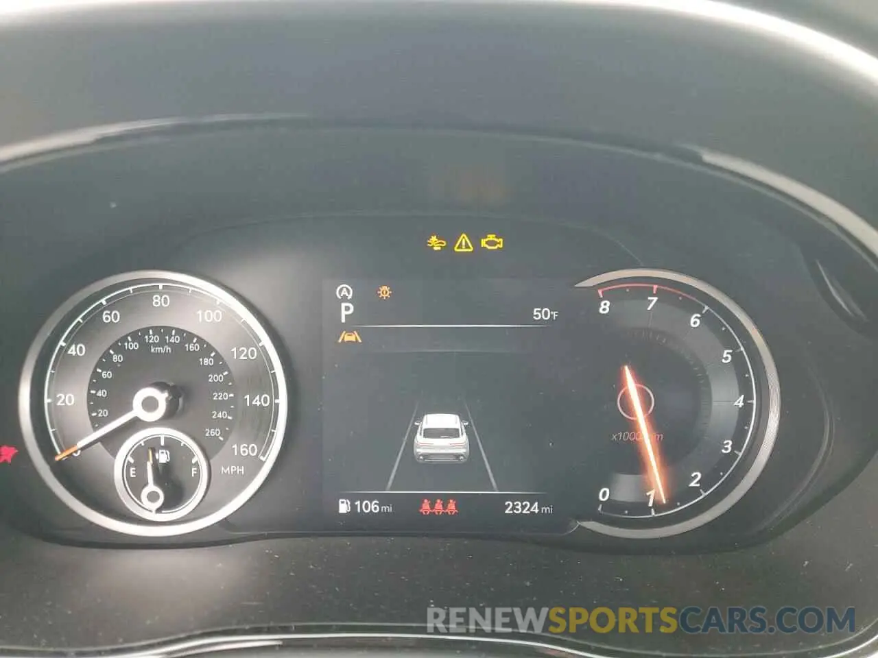 9 fotografías del automóvil dañado 5NMMCDTC6SH023498 GENESIS GV70 BASE 2025