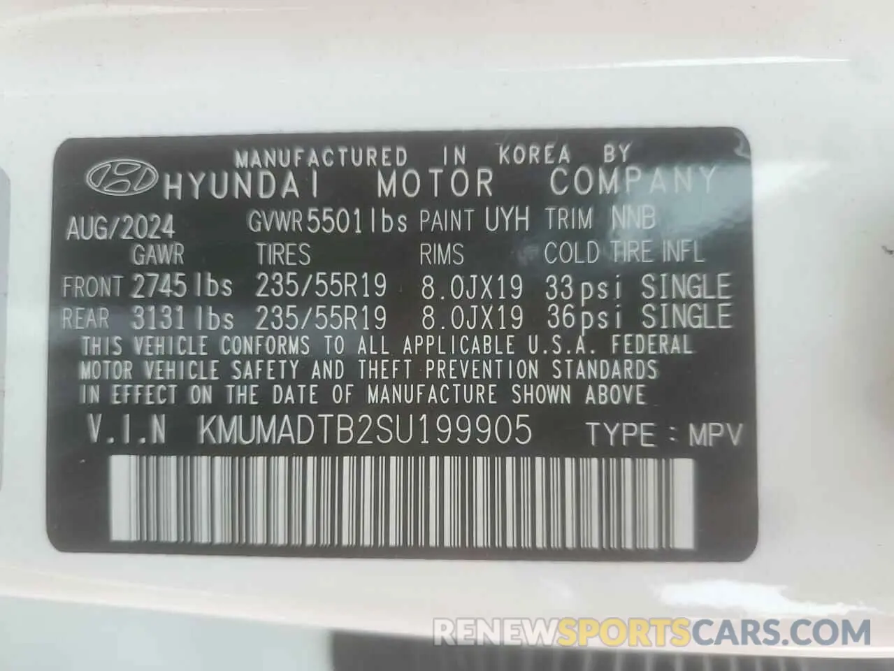 14 fotografías del automóvil dañado KMUMADTB2SU199905 GENESIS GV70 BASE 2025