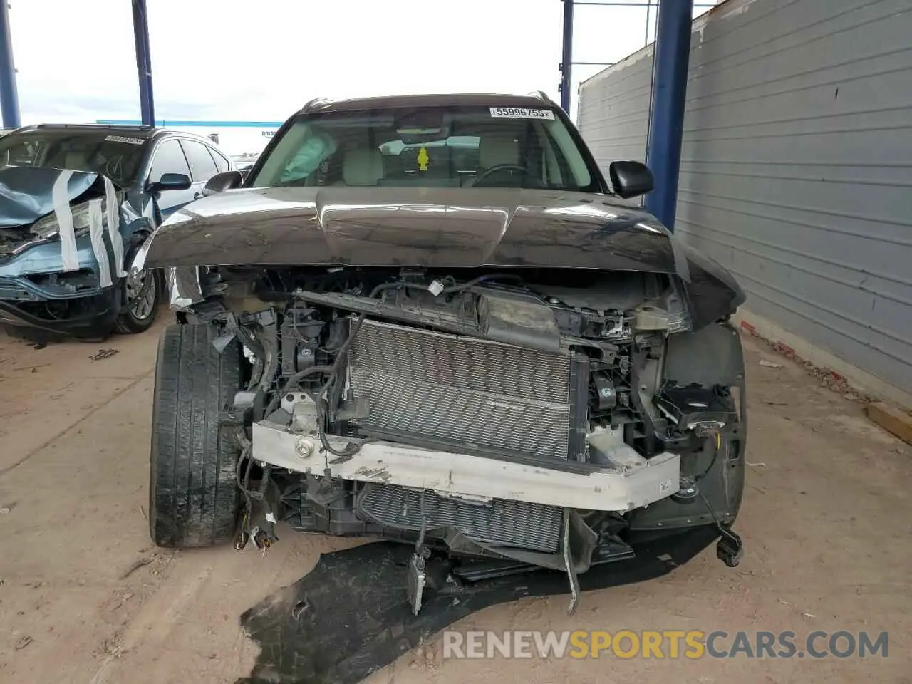 5 fotografías del automóvil dañado KMUHB4SB1MU036701 GENESIS GV80 2021