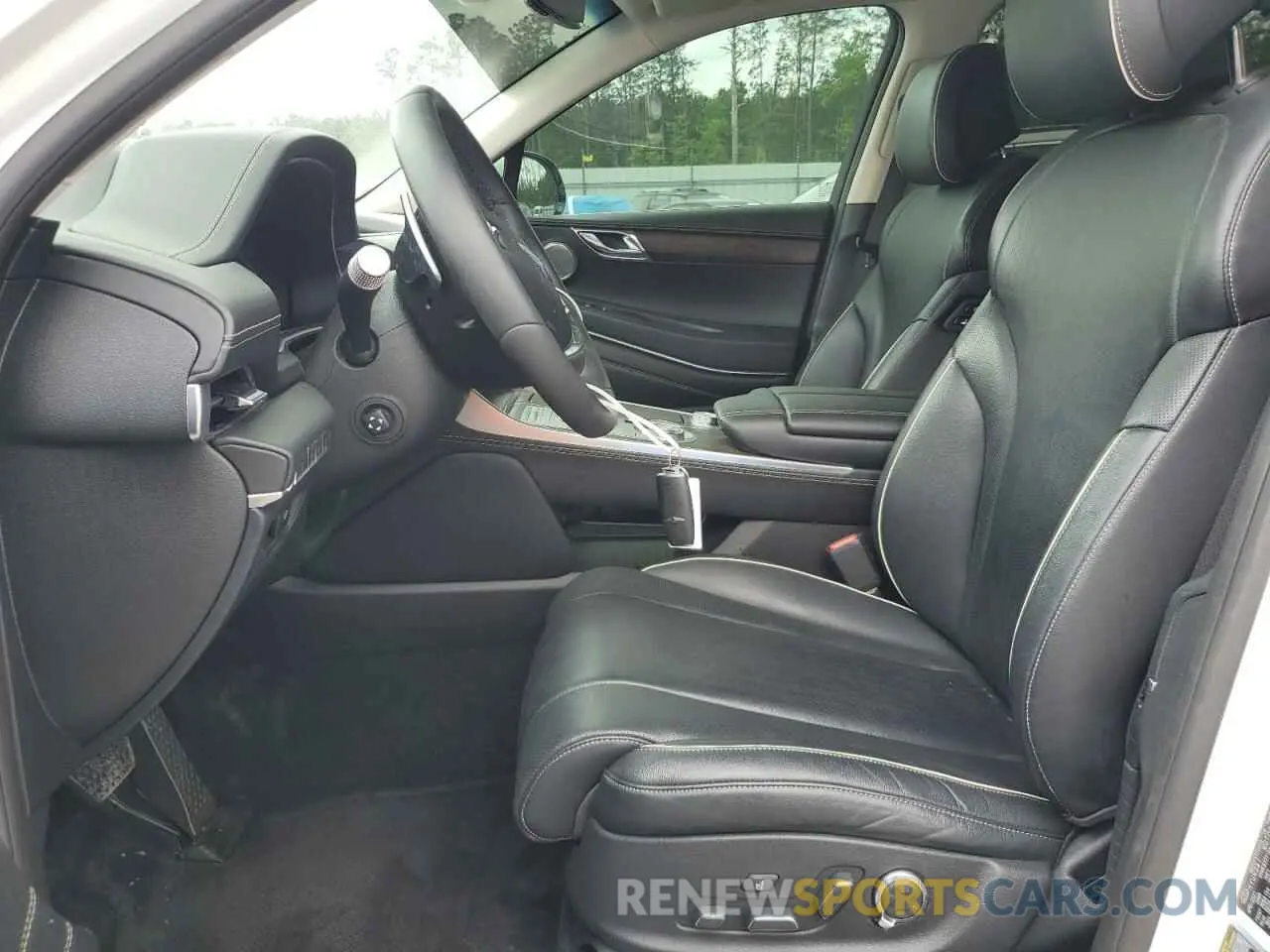 7 fotografías del automóvil dañado KMUHB4SB6MU061433 GENESIS GV80 2021