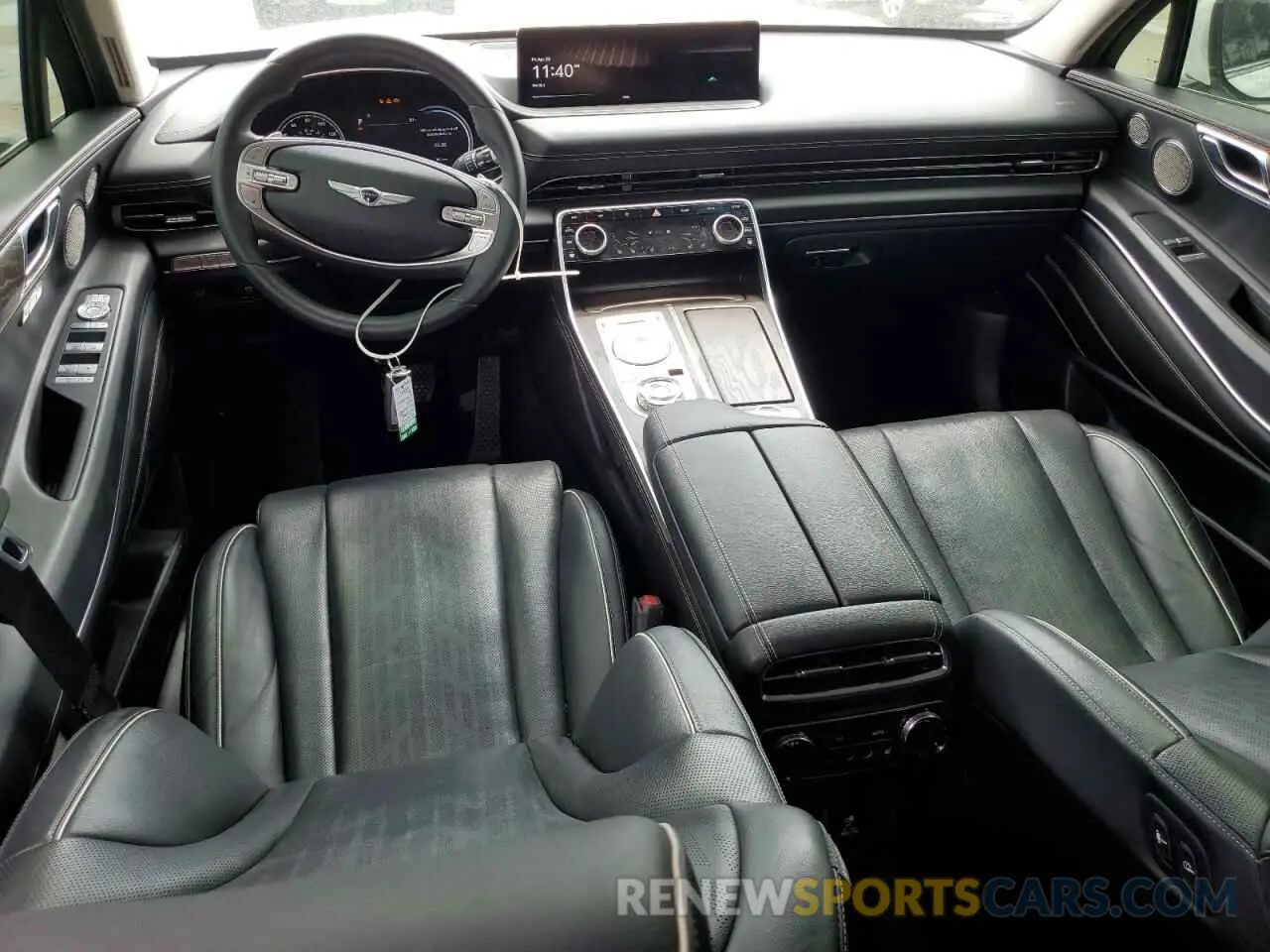 8 fotografías del automóvil dañado KMUHB4SB6MU061433 GENESIS GV80 2021