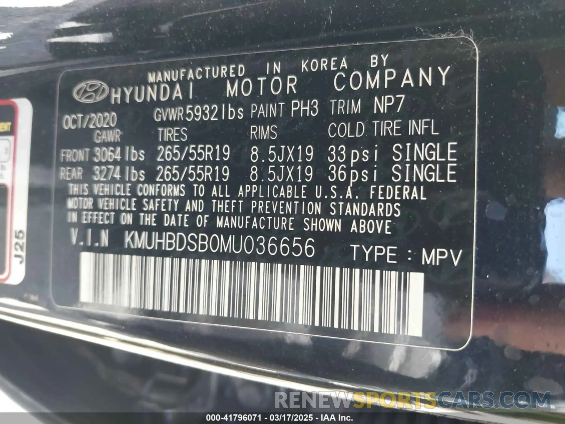 9 fotografías del automóvil dañado KMUHBDSB0MU036656 GENESIS GV80 2021