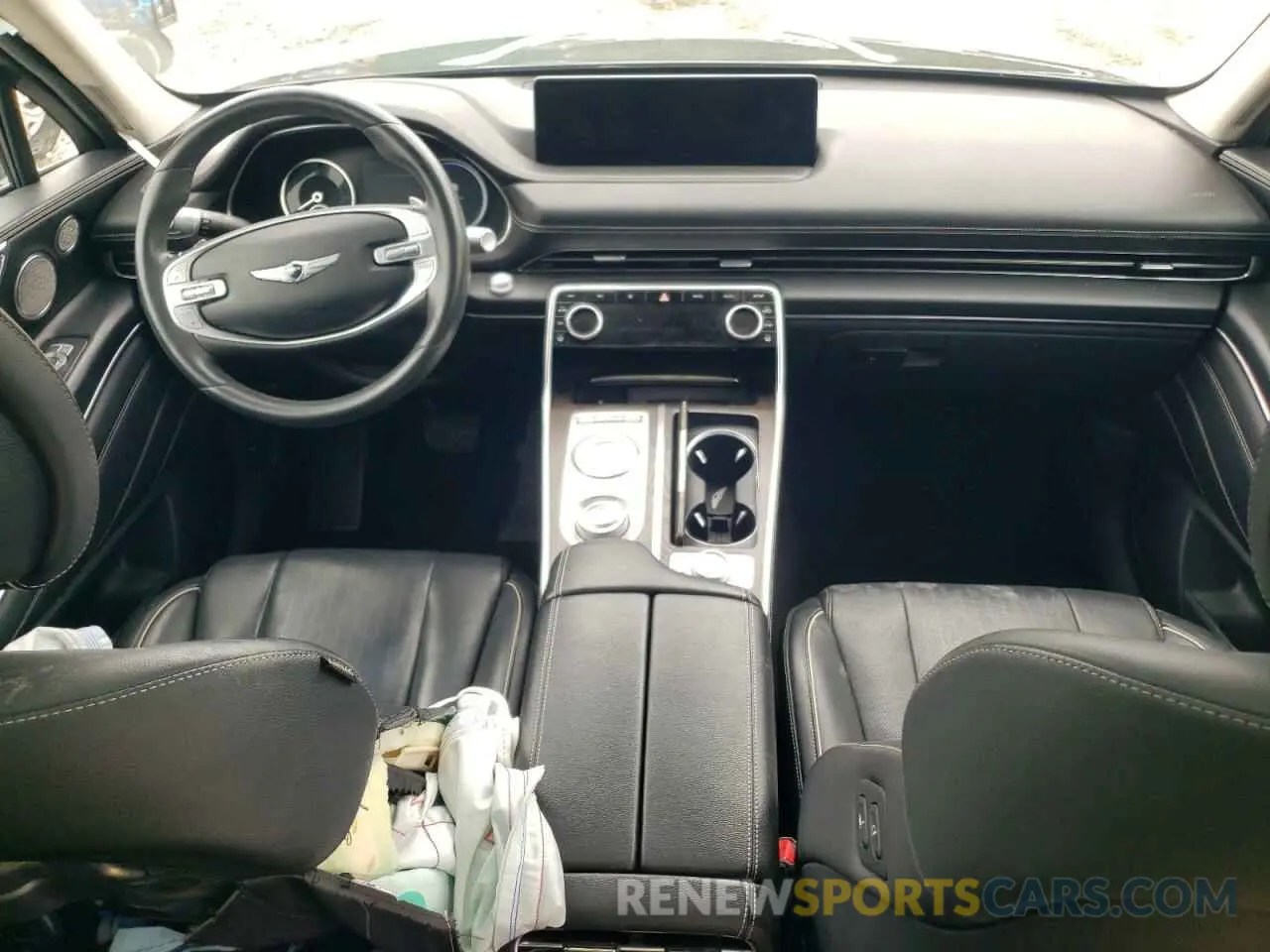 8 fotografías del automóvil dañado KMUHBDSB1MU052669 GENESIS GV80 2021