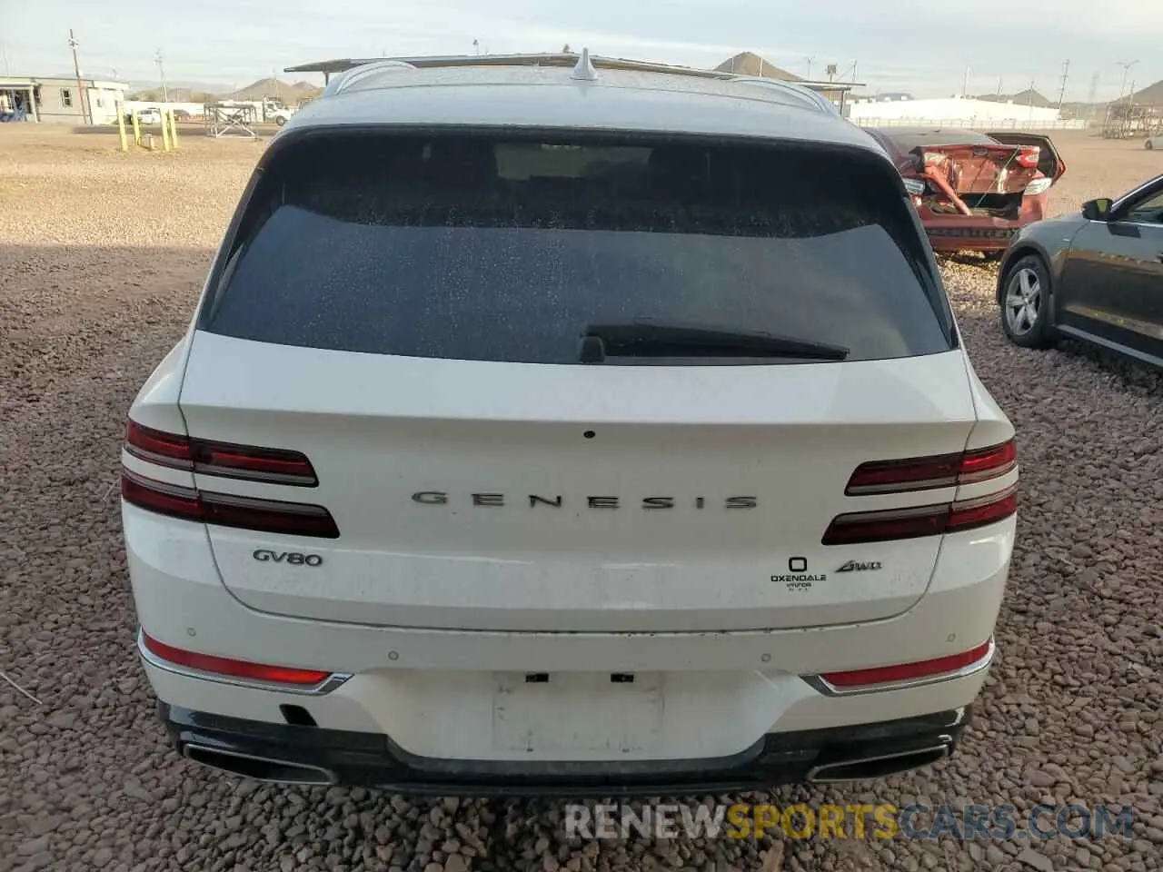 6 fotografías del automóvil dañado KMUHBDSB2MU039963 GENESIS GV80 2021