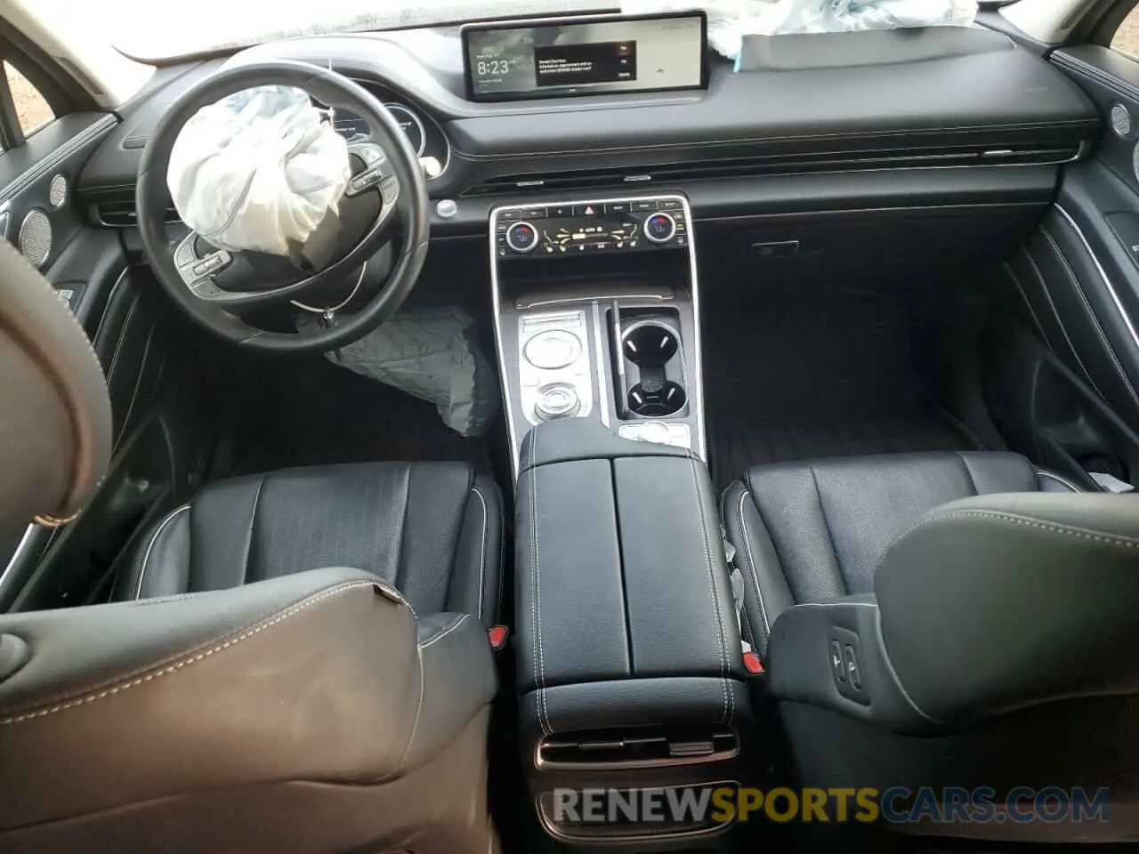 8 fotografías del automóvil dañado KMUHBDSB2MU039963 GENESIS GV80 2021