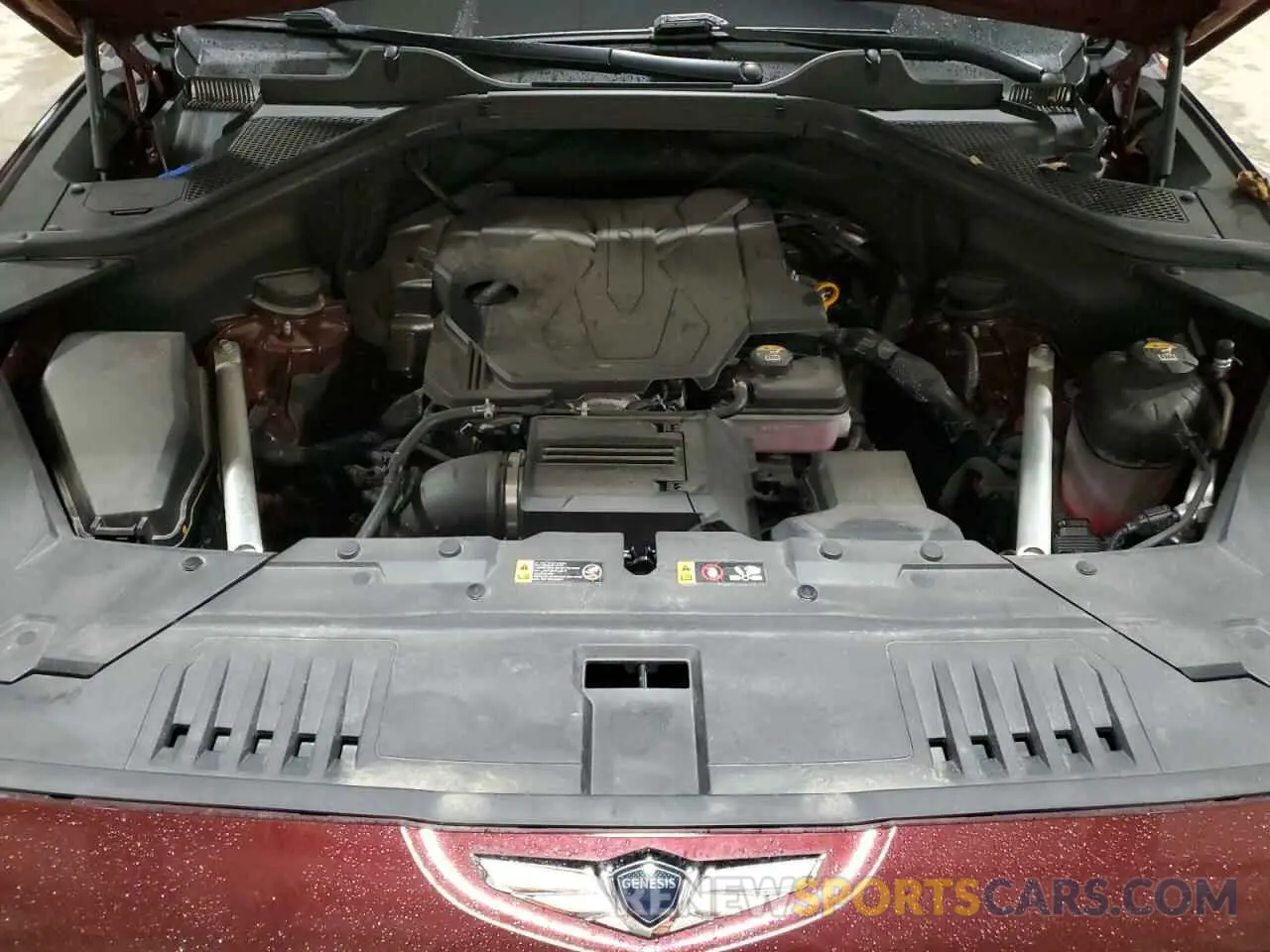 12 fotografías del automóvil dañado KMUHBDSB4MU035199 GENESIS GV80 2021