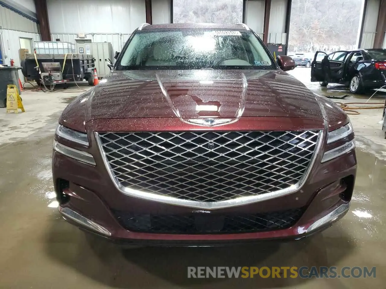 5 fotografías del automóvil dañado KMUHBDSB4MU035199 GENESIS GV80 2021