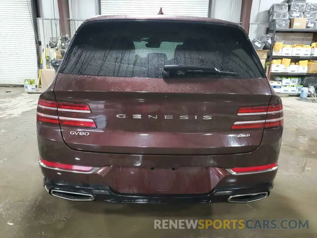 6 fotografías del automóvil dañado KMUHBDSB4MU035199 GENESIS GV80 2021