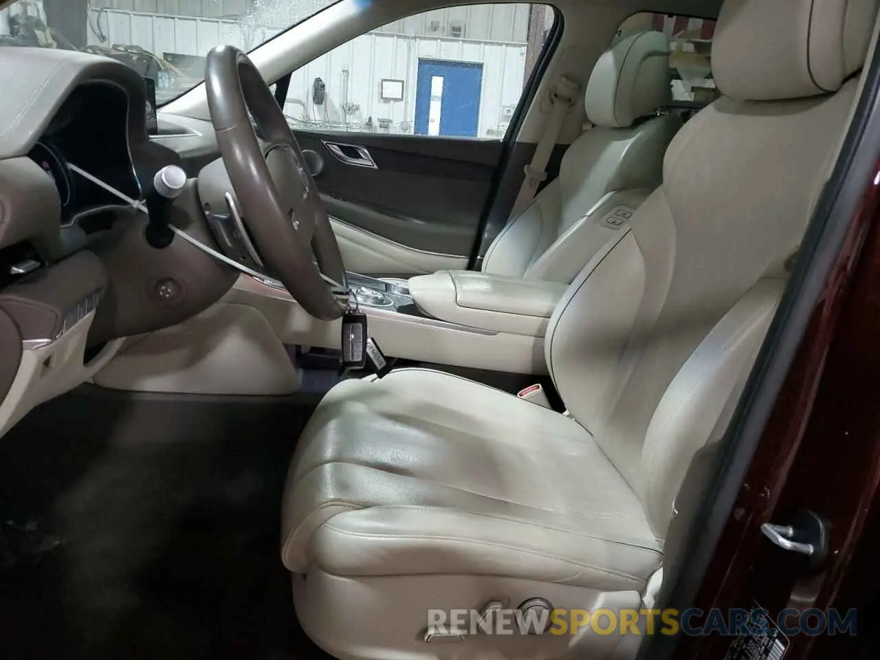 7 fotografías del automóvil dañado KMUHBDSB4MU035199 GENESIS GV80 2021