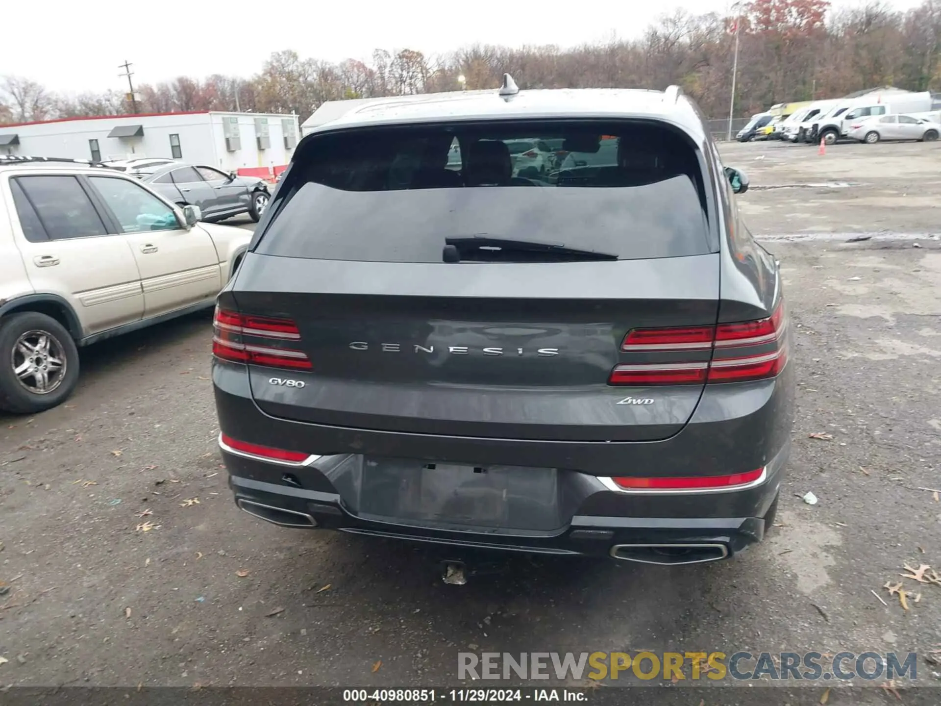 16 fotografías del automóvil dañado KMUHBDSB5MU054862 GENESIS GV80 2021