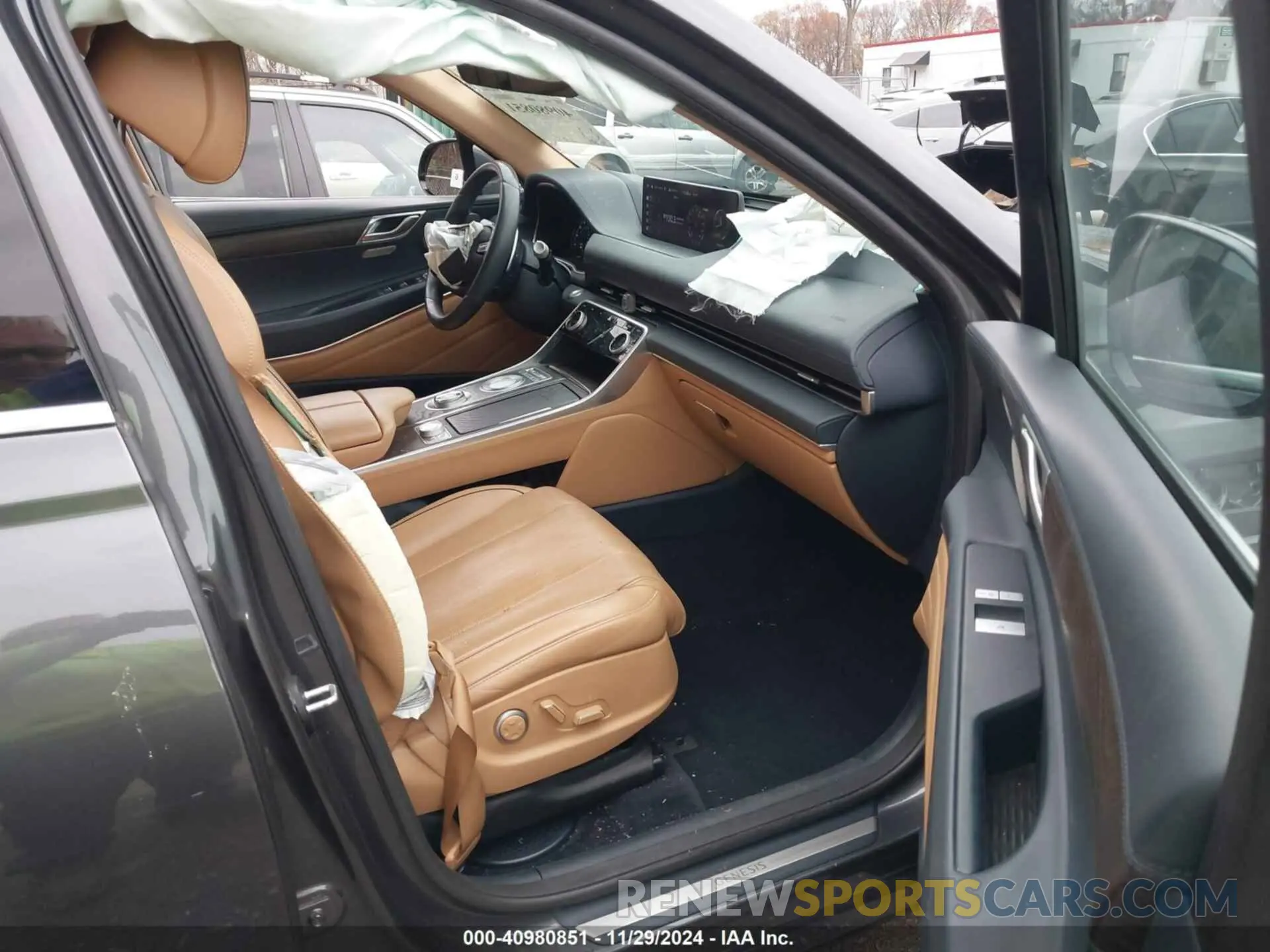 5 fotografías del automóvil dañado KMUHBDSB5MU054862 GENESIS GV80 2021
