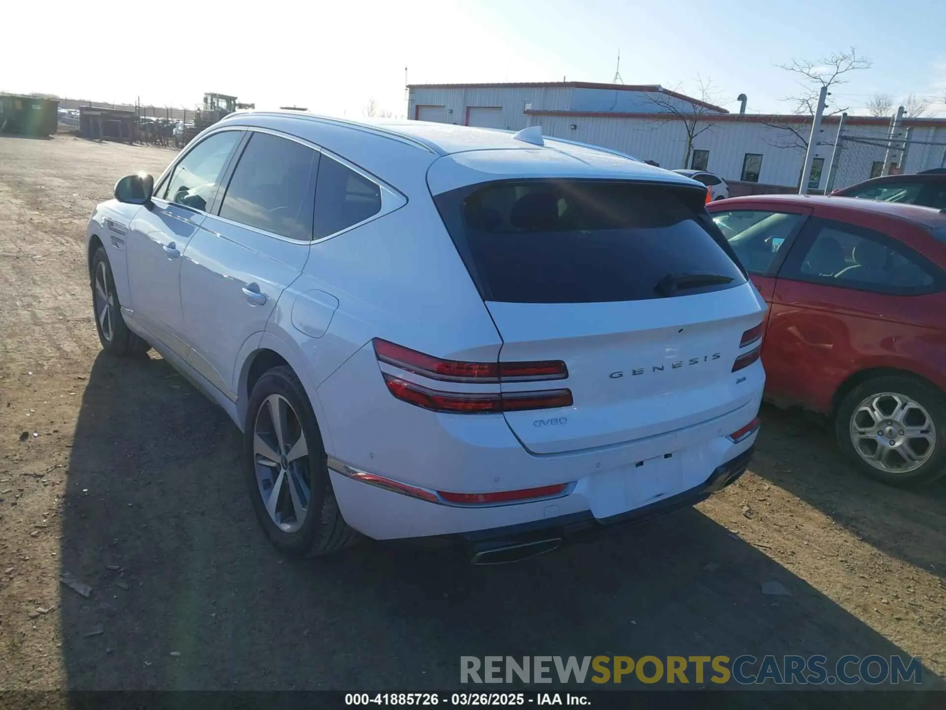 3 fotografías del automóvil dañado KMUHBDSB6MU034443 GENESIS GV80 2021