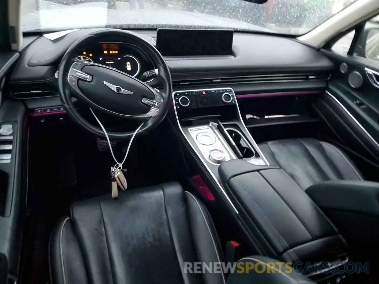 8 fotografías del automóvil dañado KMUHBDSB9MU071244 GENESIS GV80 2021