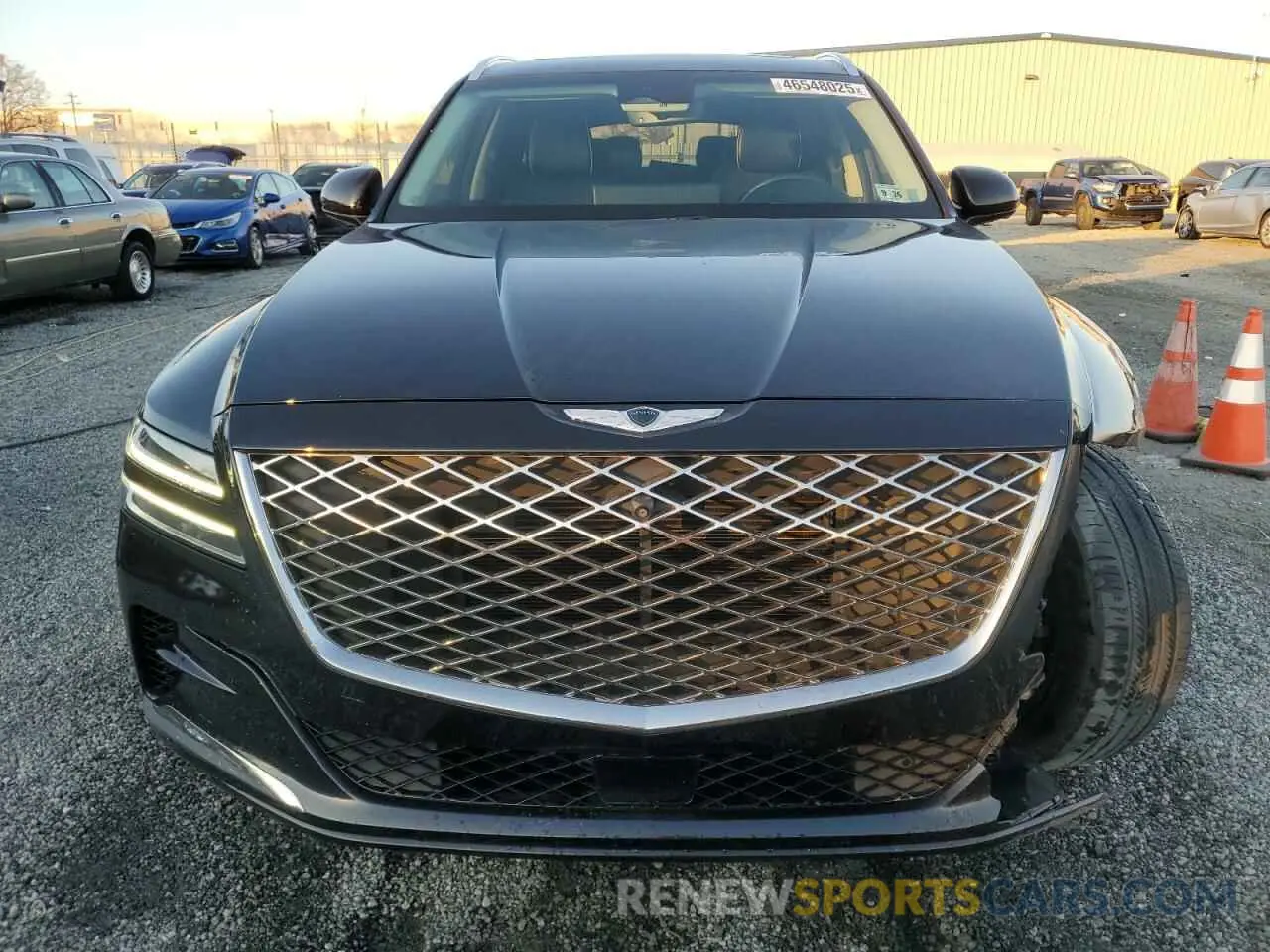 5 fotografías del automóvil dañado KMUHCESC0MU066638 GENESIS GV80 2021