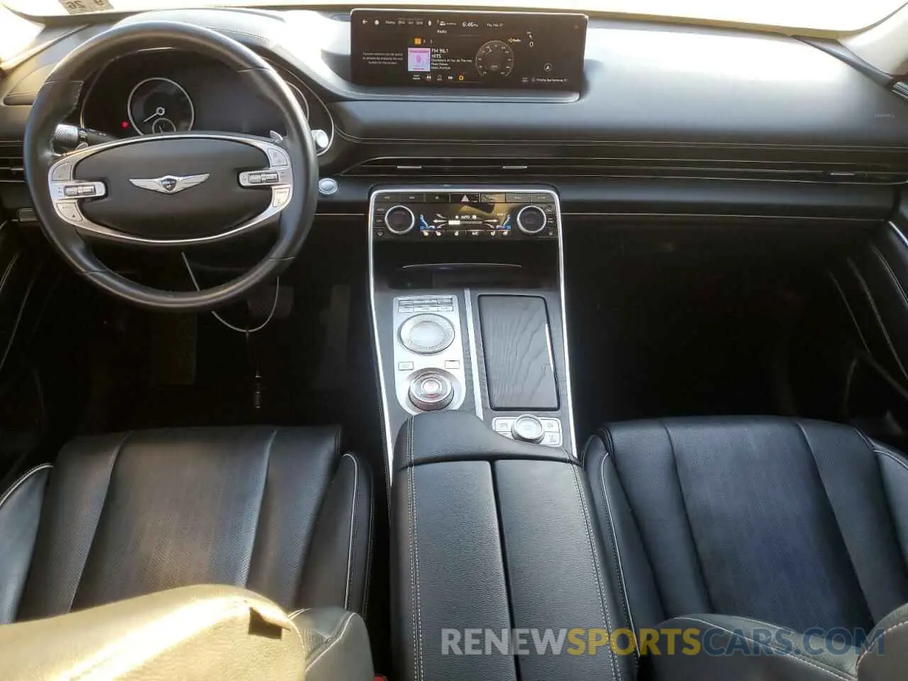 8 fotografías del automóvil dañado KMUHCESC0MU066638 GENESIS GV80 2021