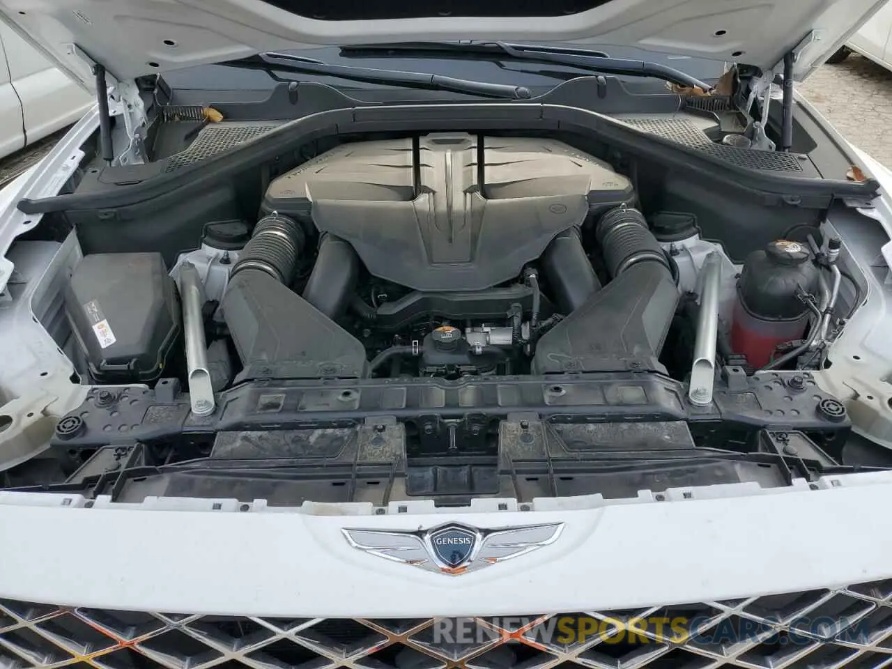 14 fotografías del automóvil dañado KMUHCESC1MU075011 GENESIS GV80 2021