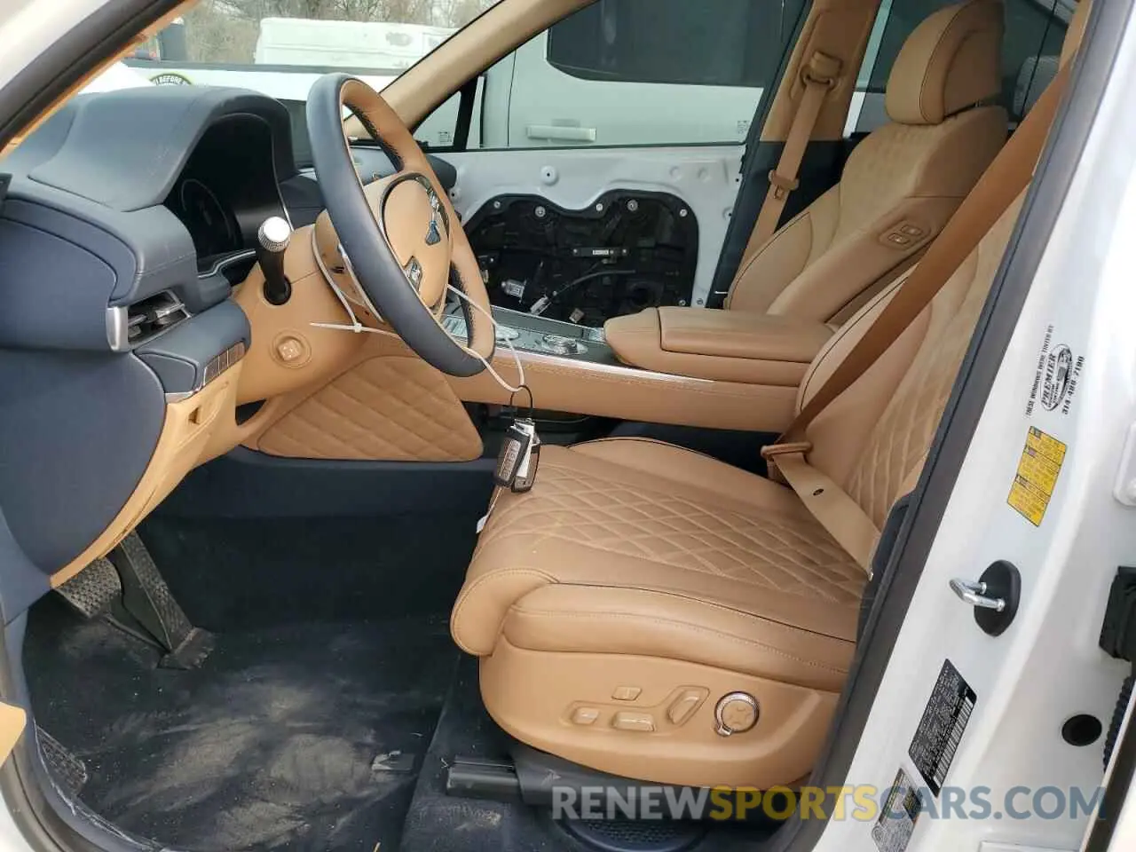 7 fotografías del automóvil dañado KMUHCESC1MU075011 GENESIS GV80 2021
