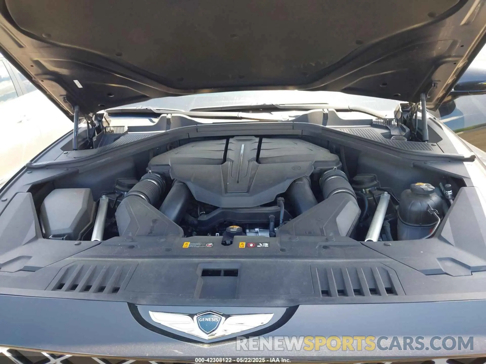 10 fotografías del automóvil dañado KMUHCESC4MU031634 GENESIS GV80 2021
