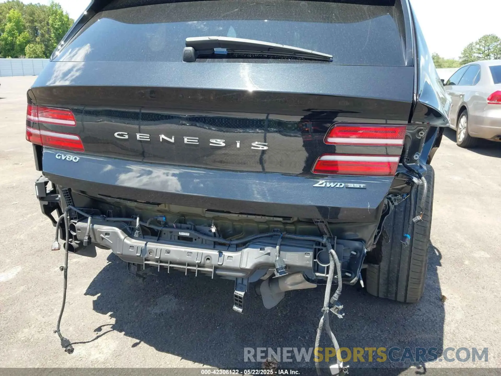 17 fotografías del automóvil dañado KMUHCESC4MU031634 GENESIS GV80 2021