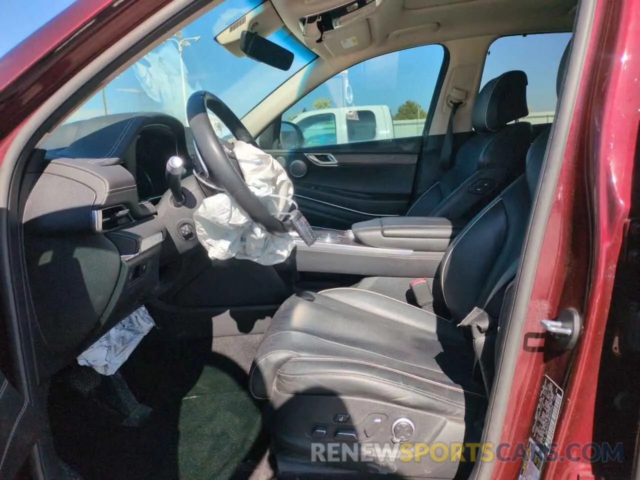 7 fotografías del automóvil dañado KMUHCESC4MU040334 GENESIS GV80 2021