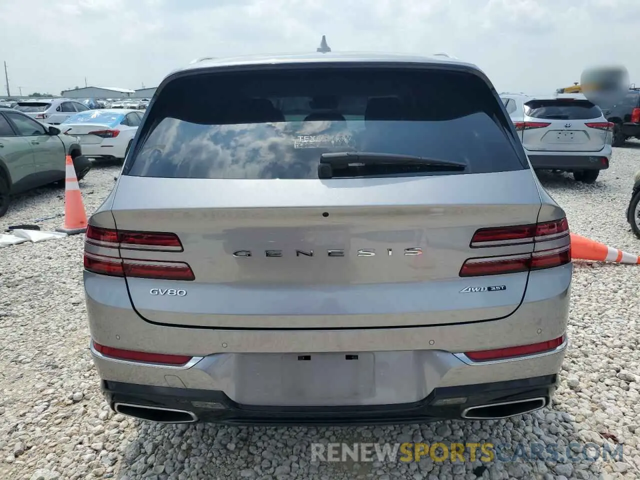 6 fotografías del automóvil dañado KMUHCESC5MU056719 GENESIS GV80 2021