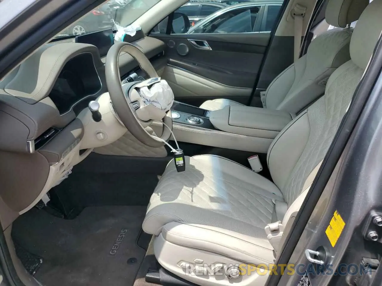 7 fotografías del automóvil dañado KMUHCESC5MU056719 GENESIS GV80 2021