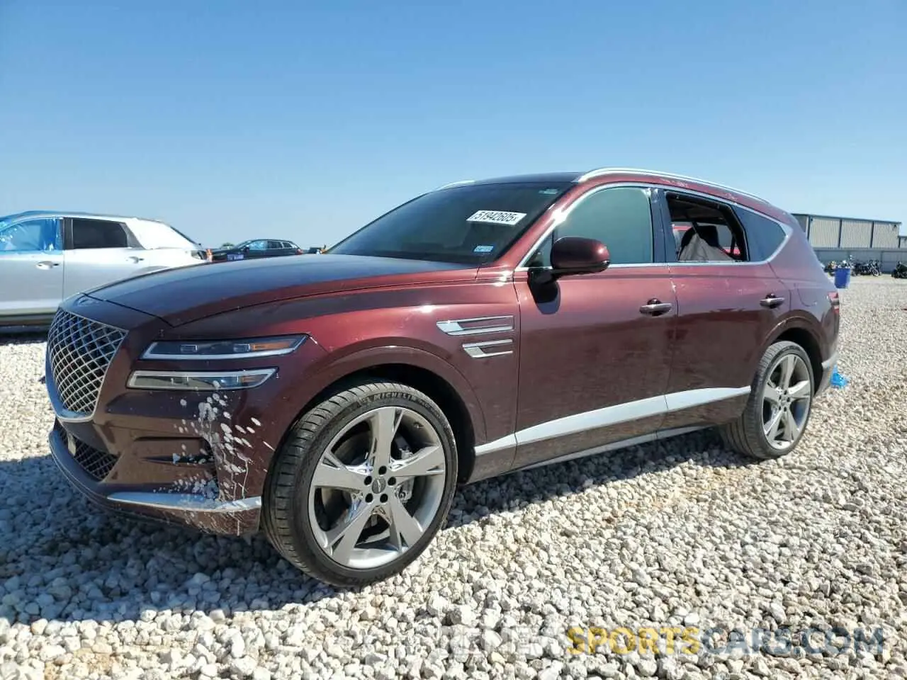 1 fotografías del automóvil dañado KMUHCESC7MU044023 GENESIS GV80 2021