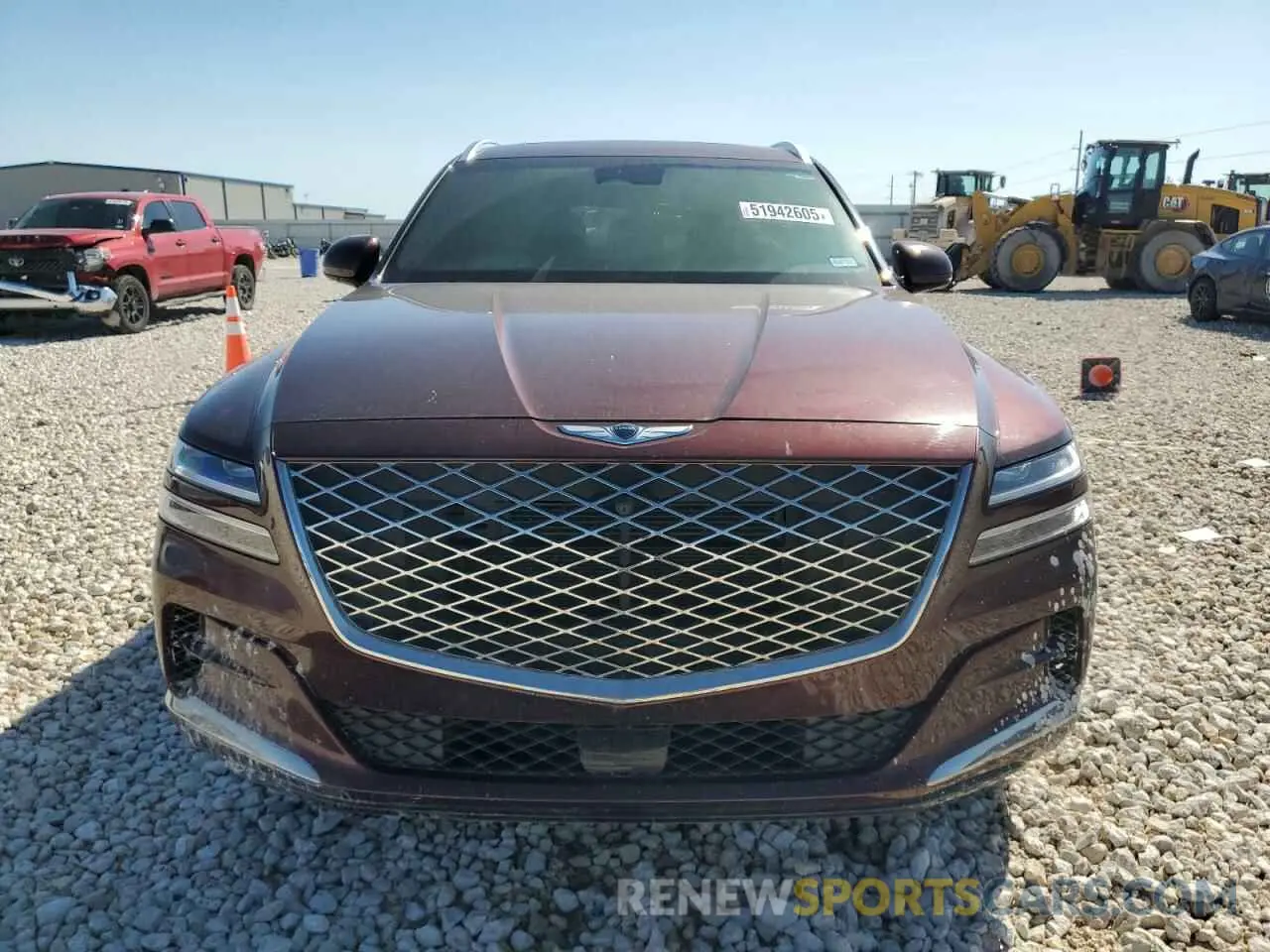 5 fotografías del automóvil dañado KMUHCESC7MU044023 GENESIS GV80 2021