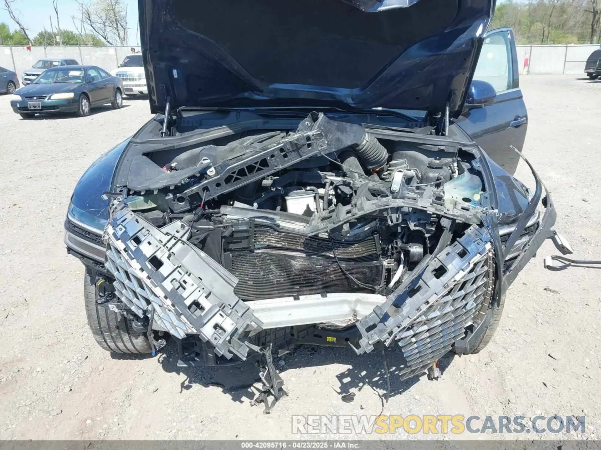 6 fotografías del automóvil dañado KMUHCESC7MU066507 GENESIS GV80 2021