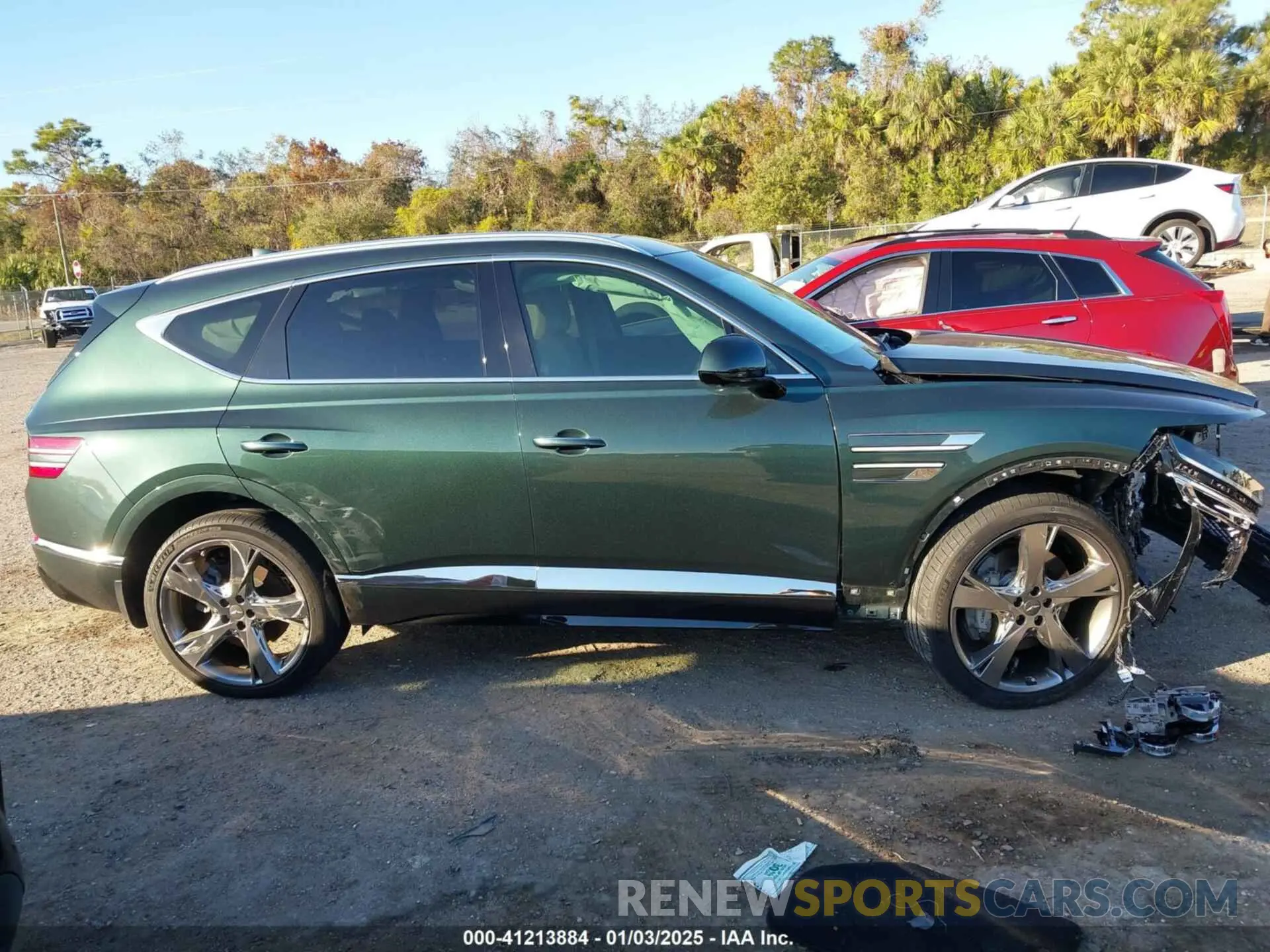 12 fotografías del automóvil dañado KMUHCESC7MU072310 GENESIS GV80 2021