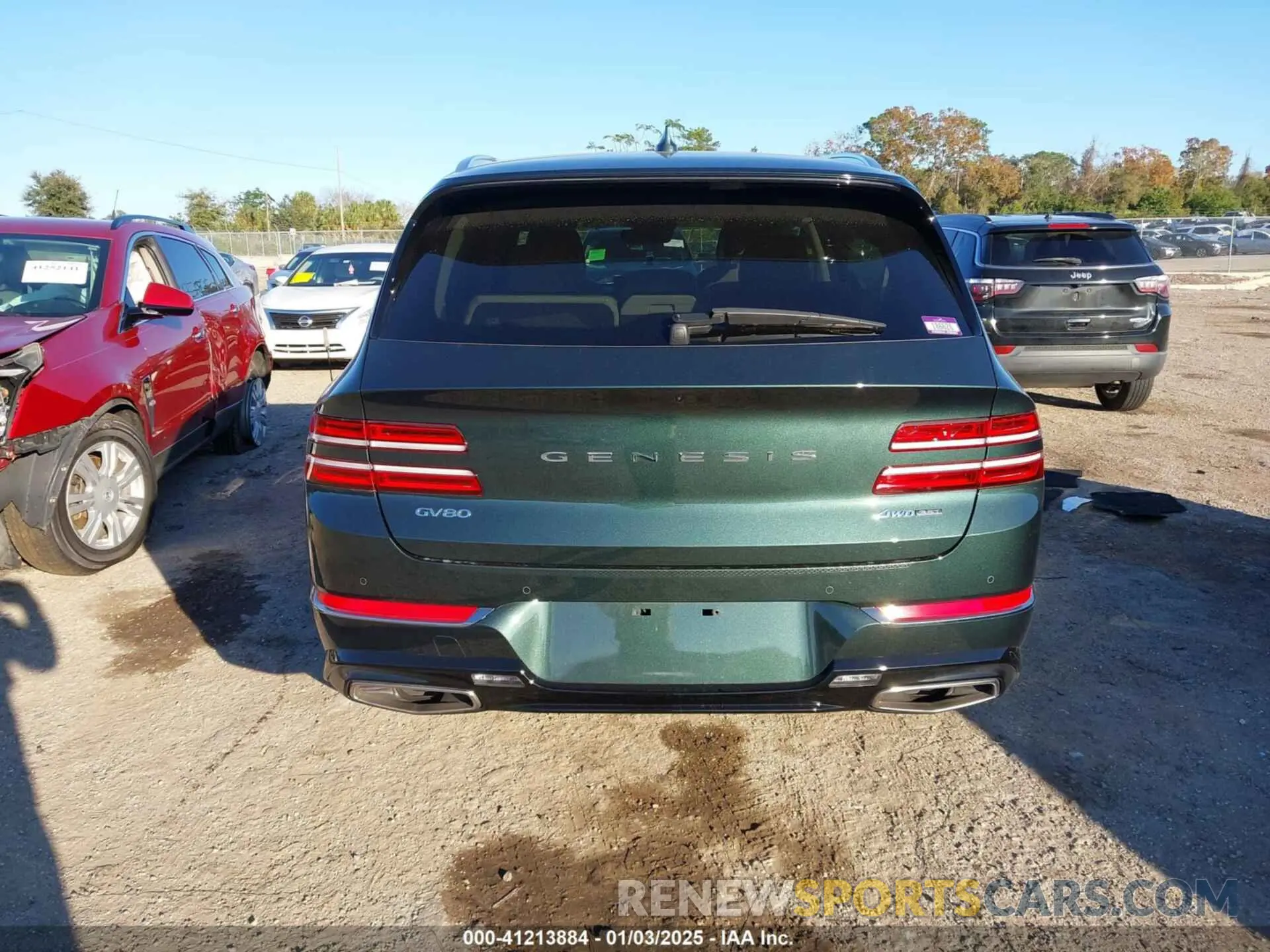 15 fotografías del automóvil dañado KMUHCESC7MU072310 GENESIS GV80 2021