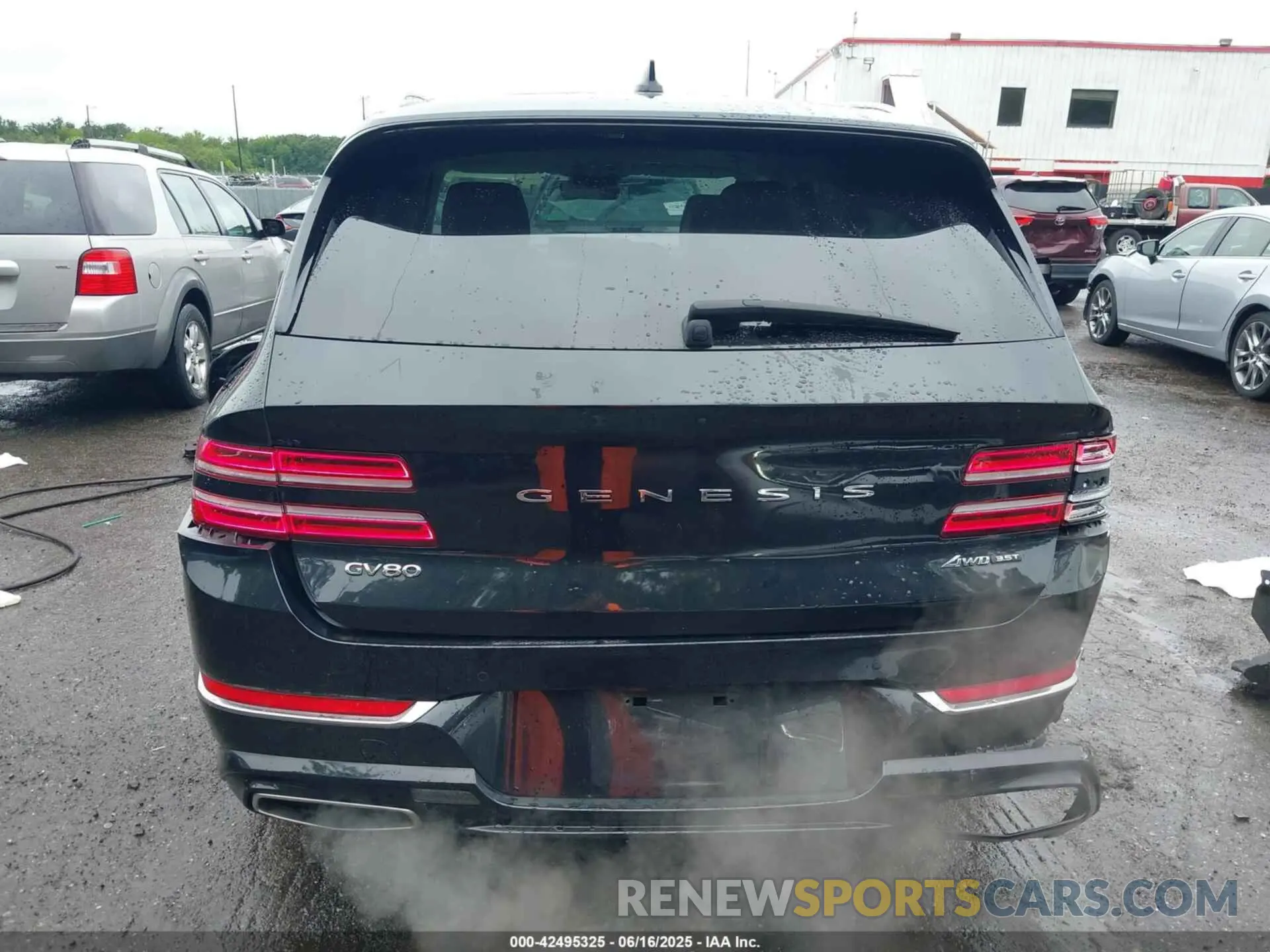 16 fotografías del automóvil dañado KMUHCESC9MU068355 GENESIS GV80 2021