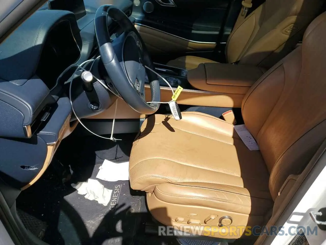 7 fotografías del automóvil dañado KMUHCESCXMU051032 GENESIS GV80 2021
