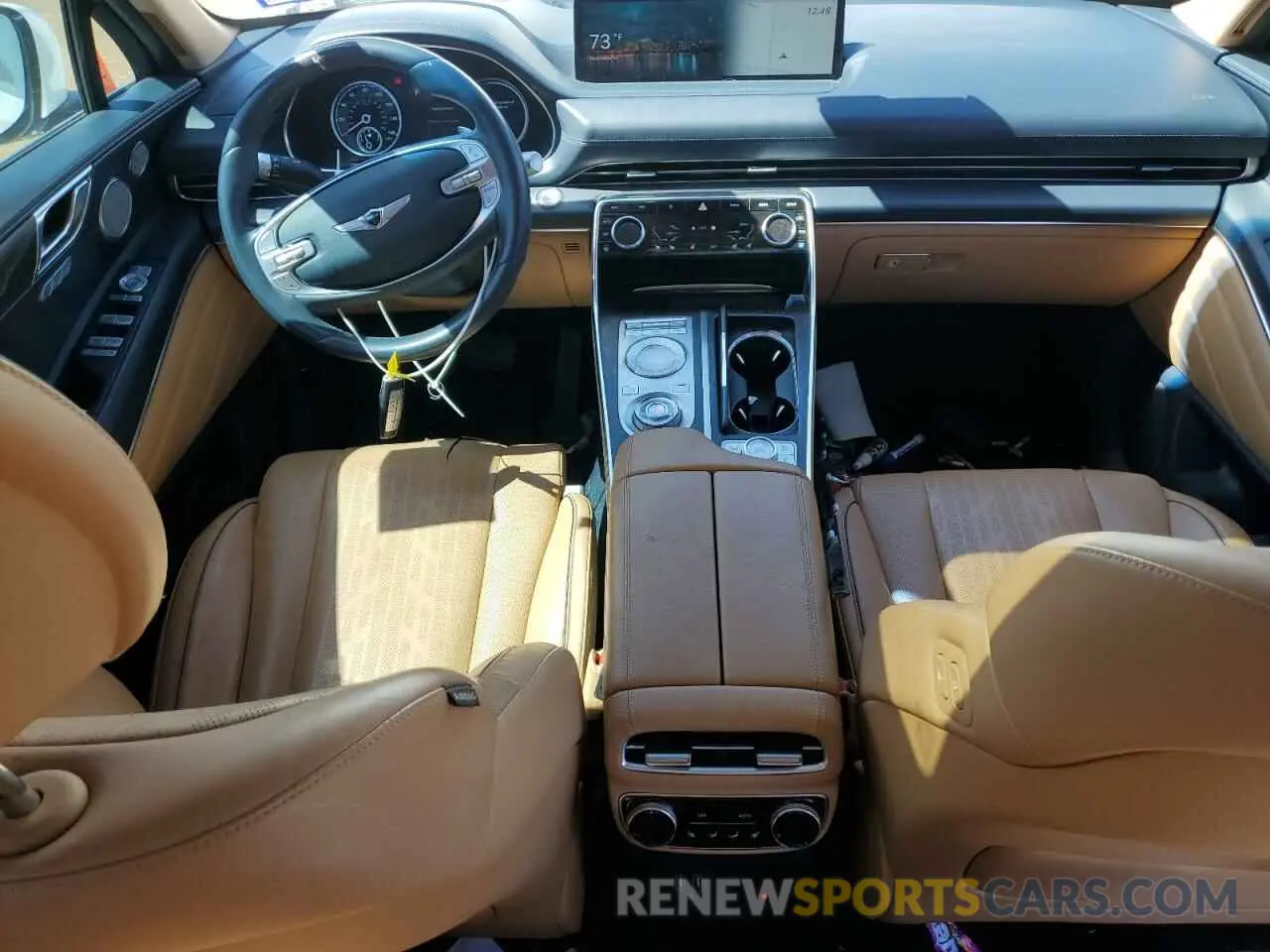 8 fotografías del automóvil dañado KMUHCESCXMU051032 GENESIS GV80 2021