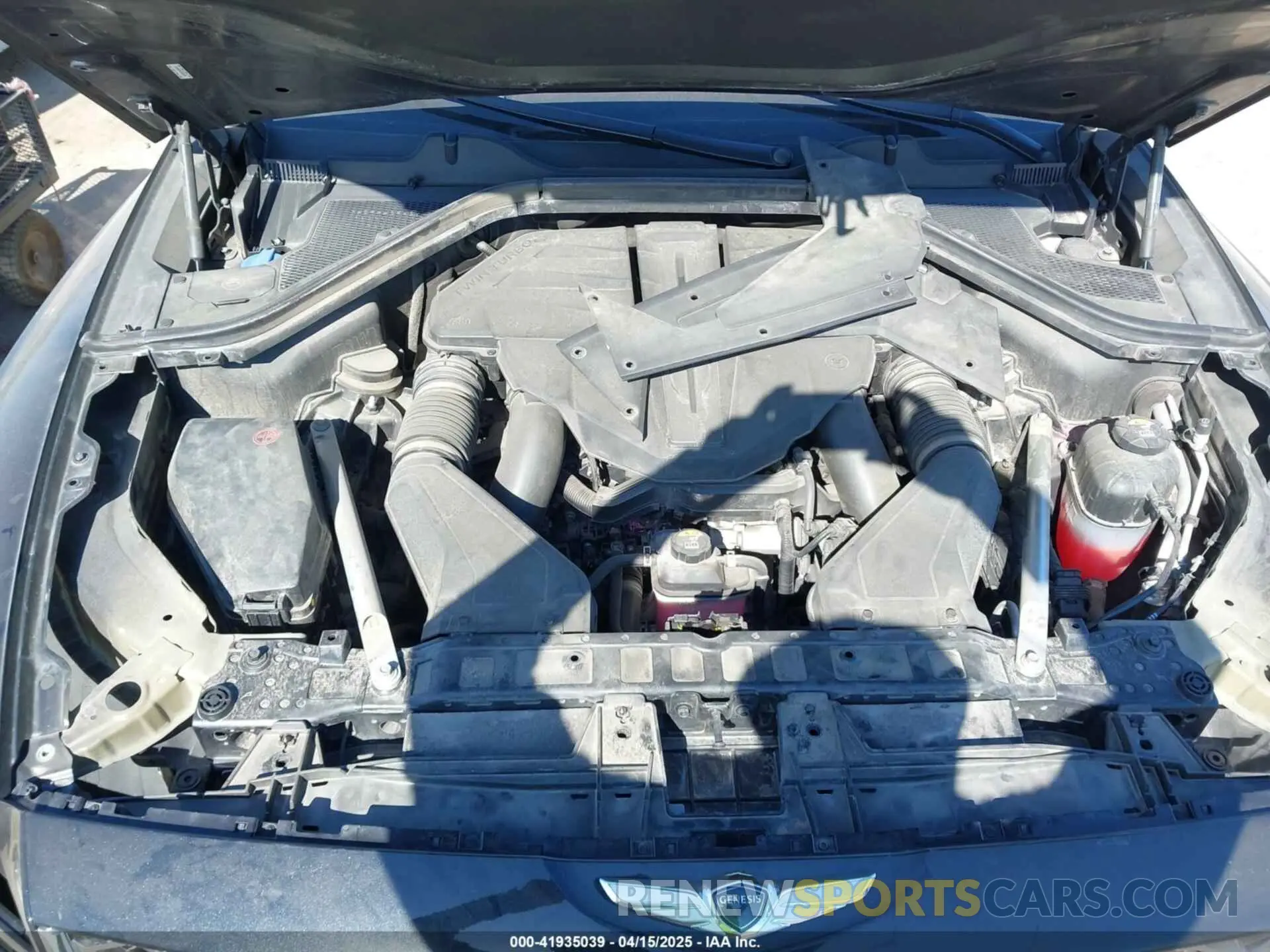 10 fotografías del automóvil dañado KMUHCESCXMU060538 GENESIS GV80 2021