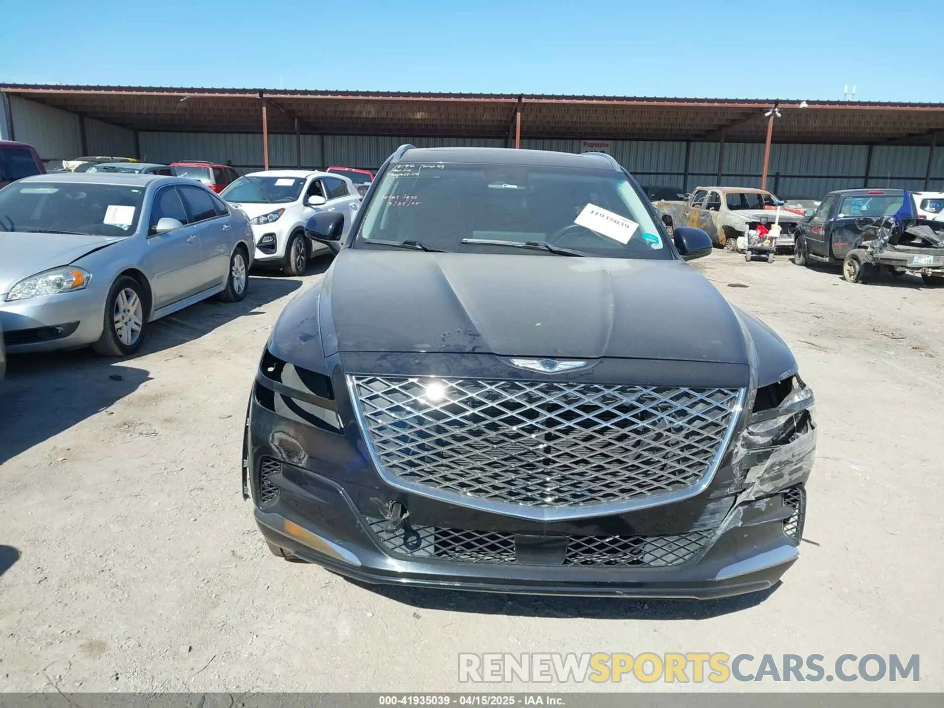 12 fotografías del automóvil dañado KMUHCESCXMU060538 GENESIS GV80 2021