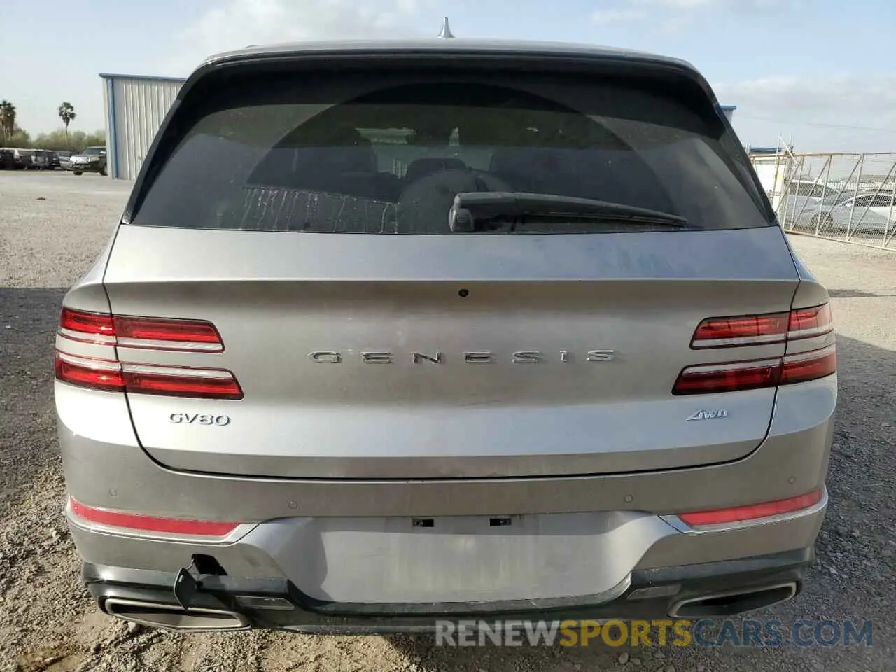 6 fotografías del automóvil dañado KMUHBDSB0NU091349 GENESIS GV80 2022