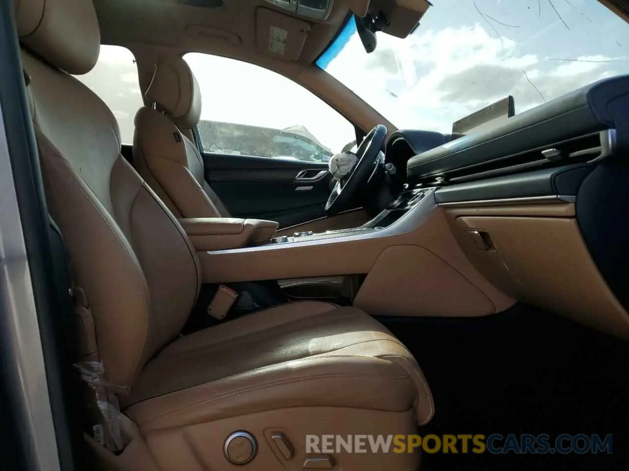 7 fotografías del automóvil dañado KMUHBDSB0NU091349 GENESIS GV80 2022