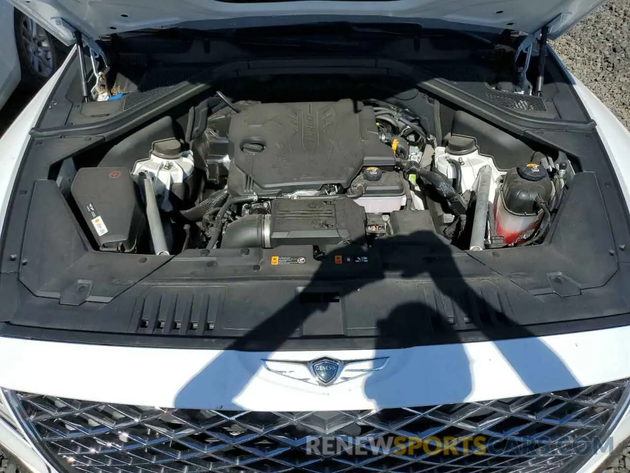12 fotografías del automóvil dañado KMUHBDSB6NU096569 GENESIS GV80 2022