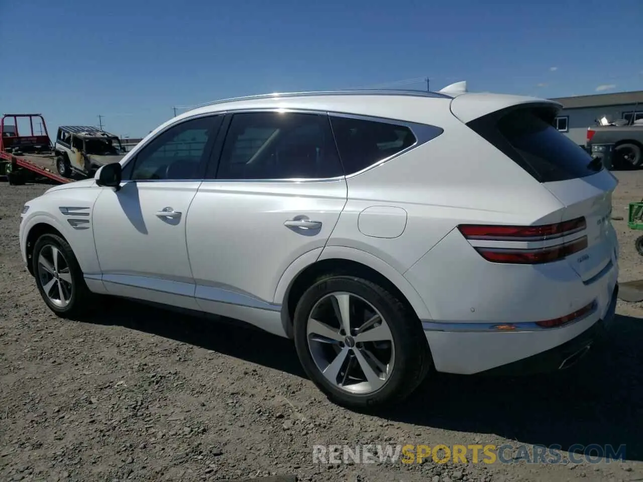 2 fotografías del automóvil dañado KMUHBDSB6NU096569 GENESIS GV80 2022