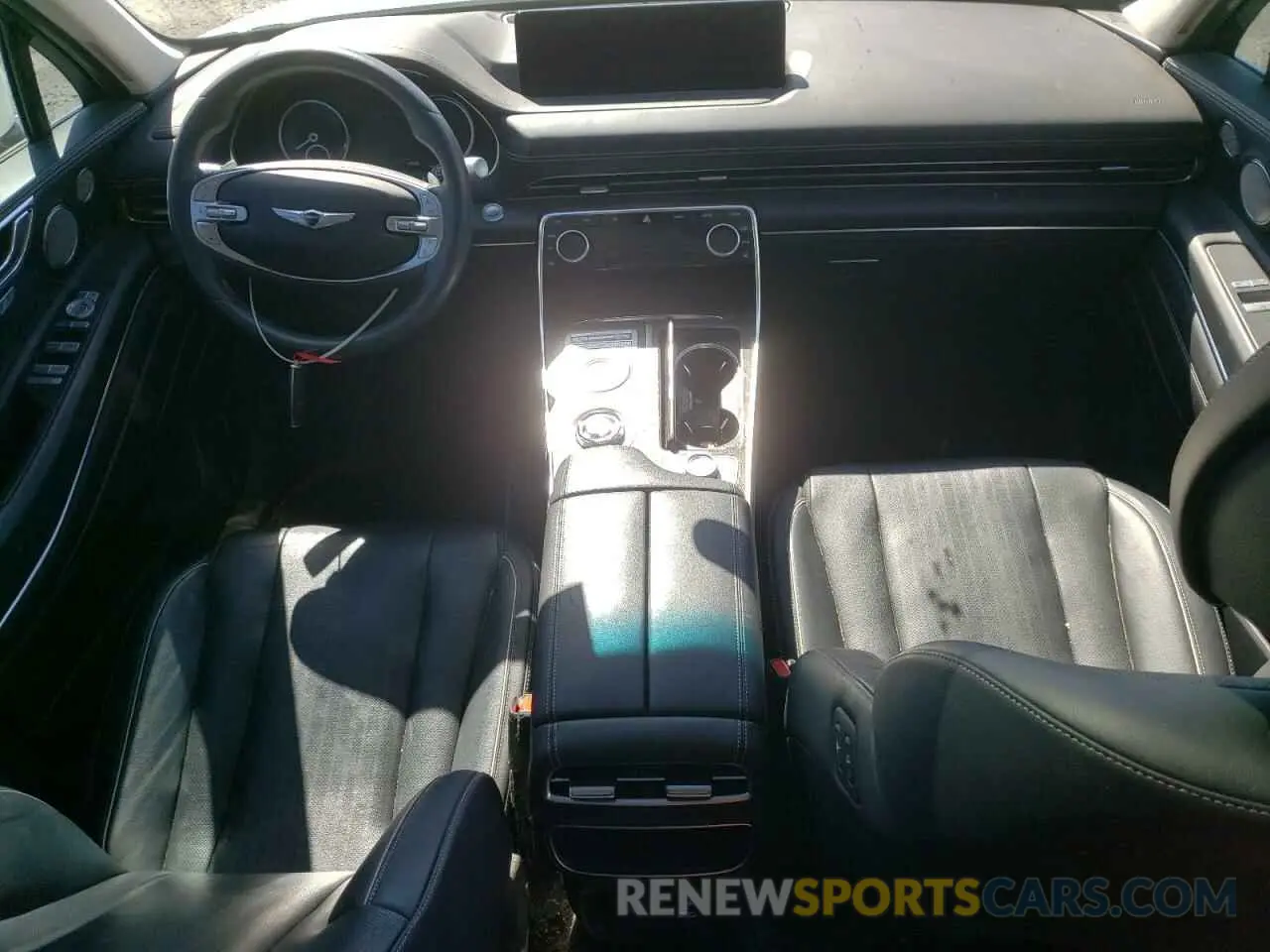8 fotografías del automóvil dañado KMUHBDSB6NU096569 GENESIS GV80 2022