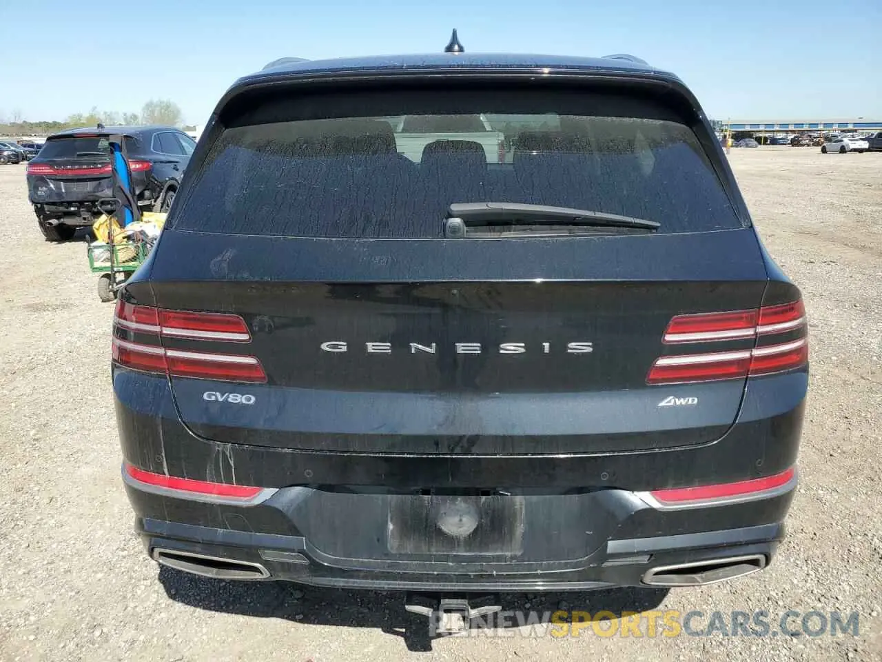 6 fotografías del automóvil dañado KMUHBDSB7NU091218 GENESIS GV80 2022