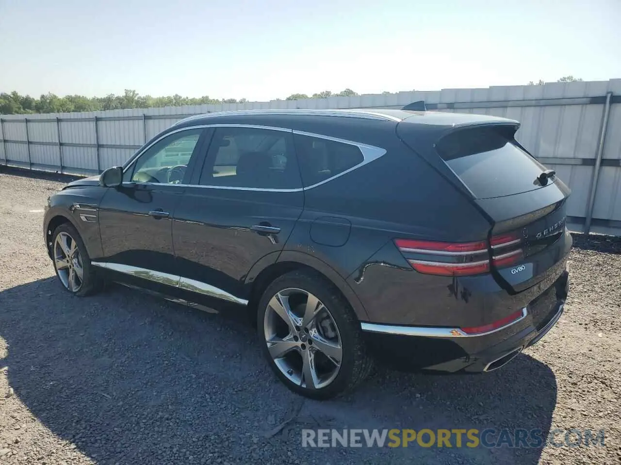 2 fotografías del automóvil dañado KMUHBDSBXNU090953 GENESIS GV80 2022