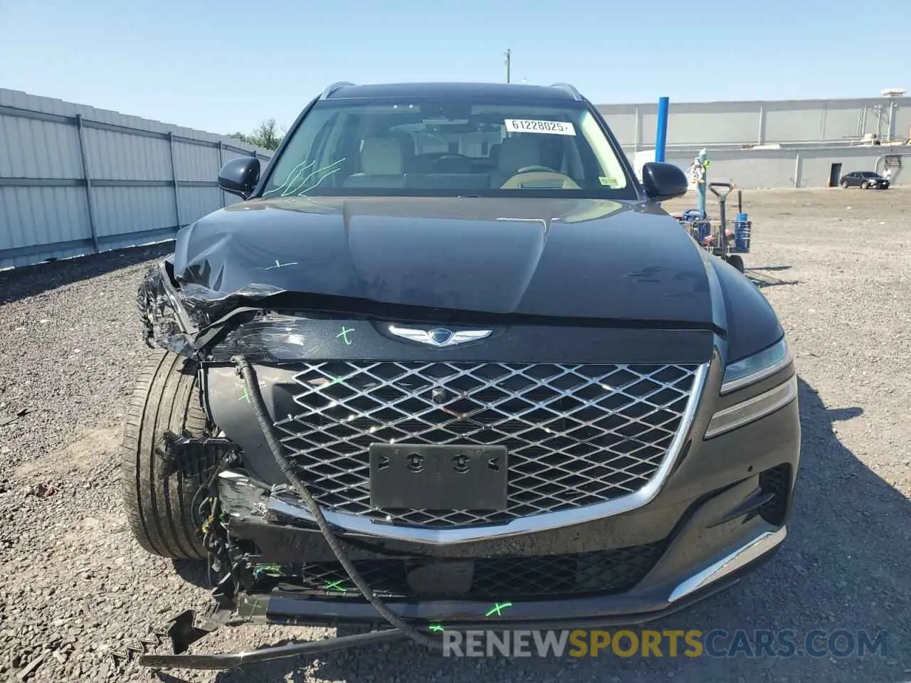 5 fotografías del automóvil dañado KMUHBDSBXNU090953 GENESIS GV80 2022