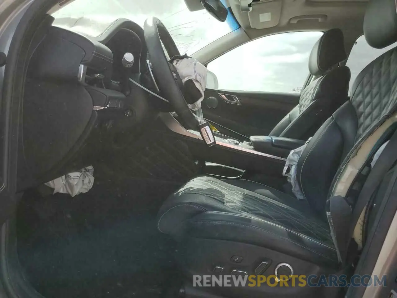 7 fotografías del automóvil dañado KMUHCESC0NU084316 GENESIS GV80 2022